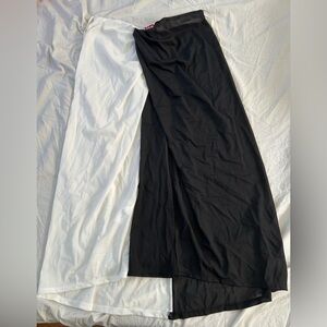 STAUD Black & White Two-Tone Maxi Swim Cover up